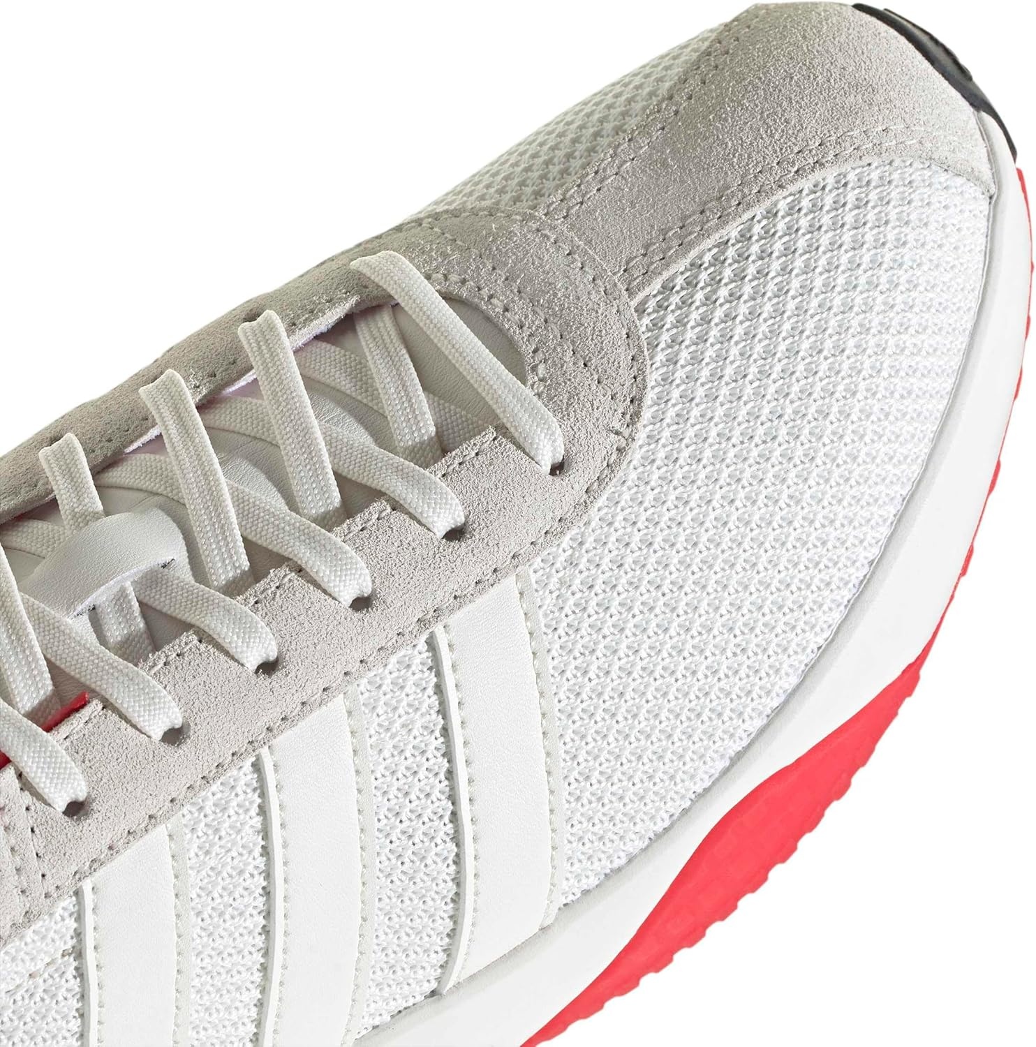 image:imageadidas Mens Run 7626 Lace Up Sneakers Shoes Casual WhiteWhiteWhiteSemi Lucid Red