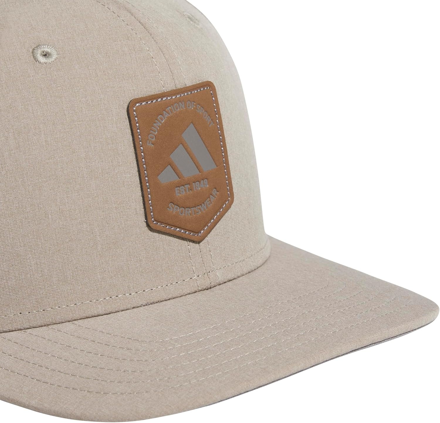 image:imageadidas Mens Scorecard High Crown Low Curve Brim Snapback Adjustable Fit Course Style HatWonder AluminaGrey Three