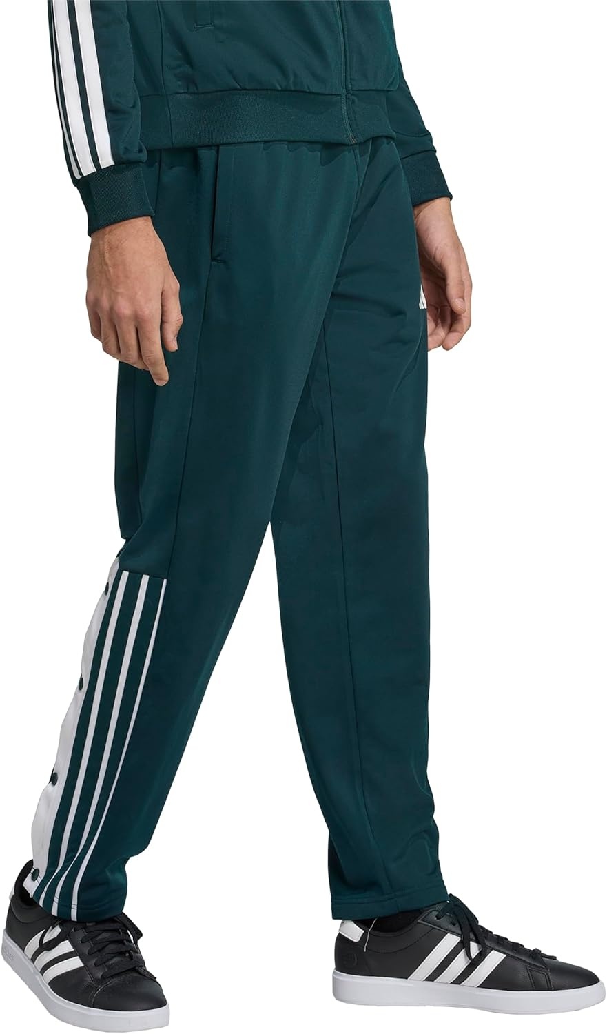 image:imageadidas Mens Snap Track PantsAurora IvyWhite