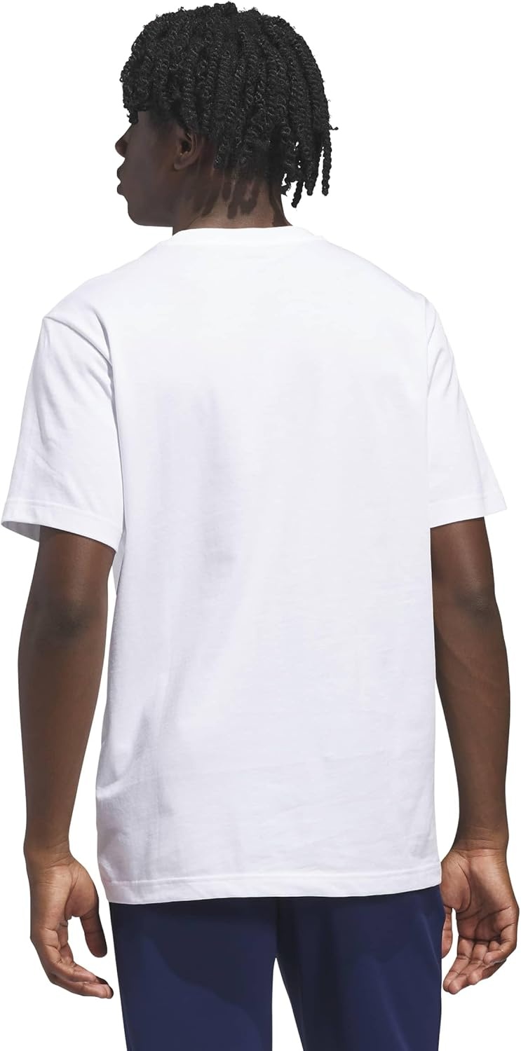 image:imageadidas Mens Sportsman Mountain Graphic TShirtWhite