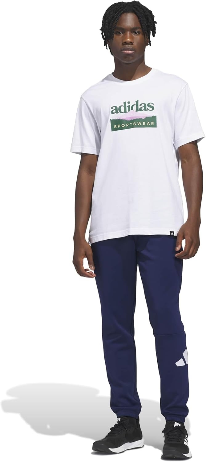 image:imageadidas Mens Sportsman Mountain Graphic TShirtWhite