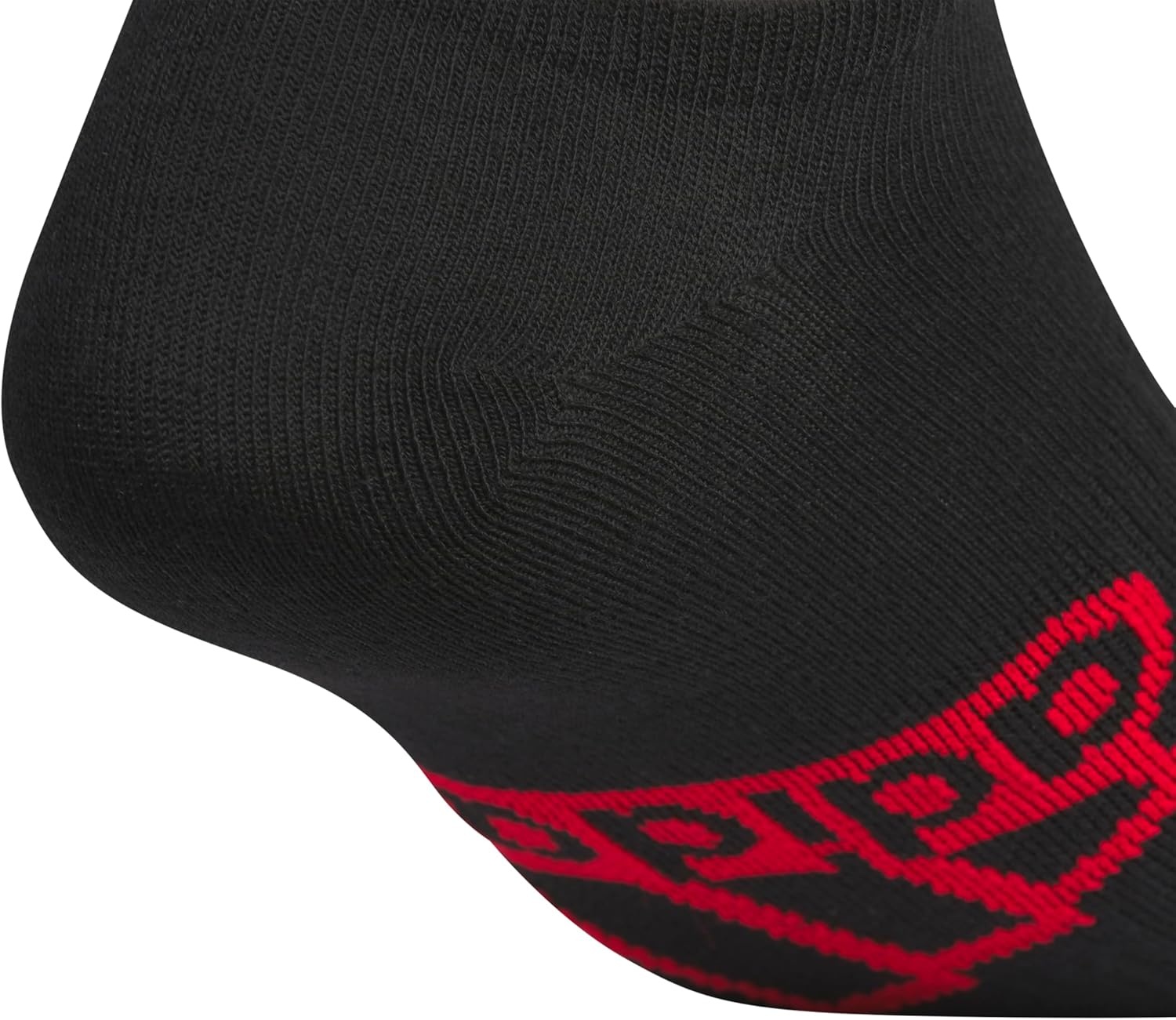 image:imageadidas Mens Superlite No Show Socks 6 Pairs Lightweight amp BreathableClassicBlackBetter ScarletWhite