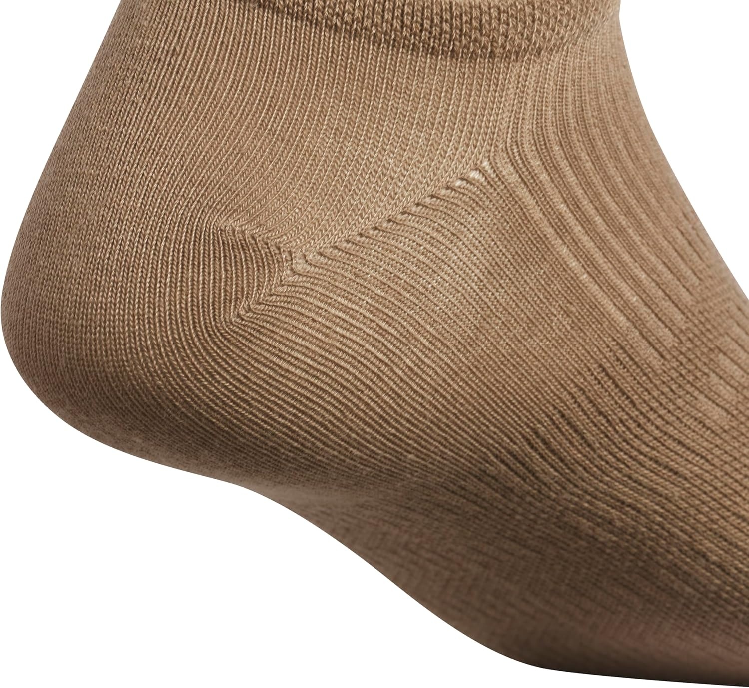 image:imageadidas Mens Superlite No Show Socks 6 Pairs Lightweight amp BreathableKhaki SixCrystal Linen Beige3