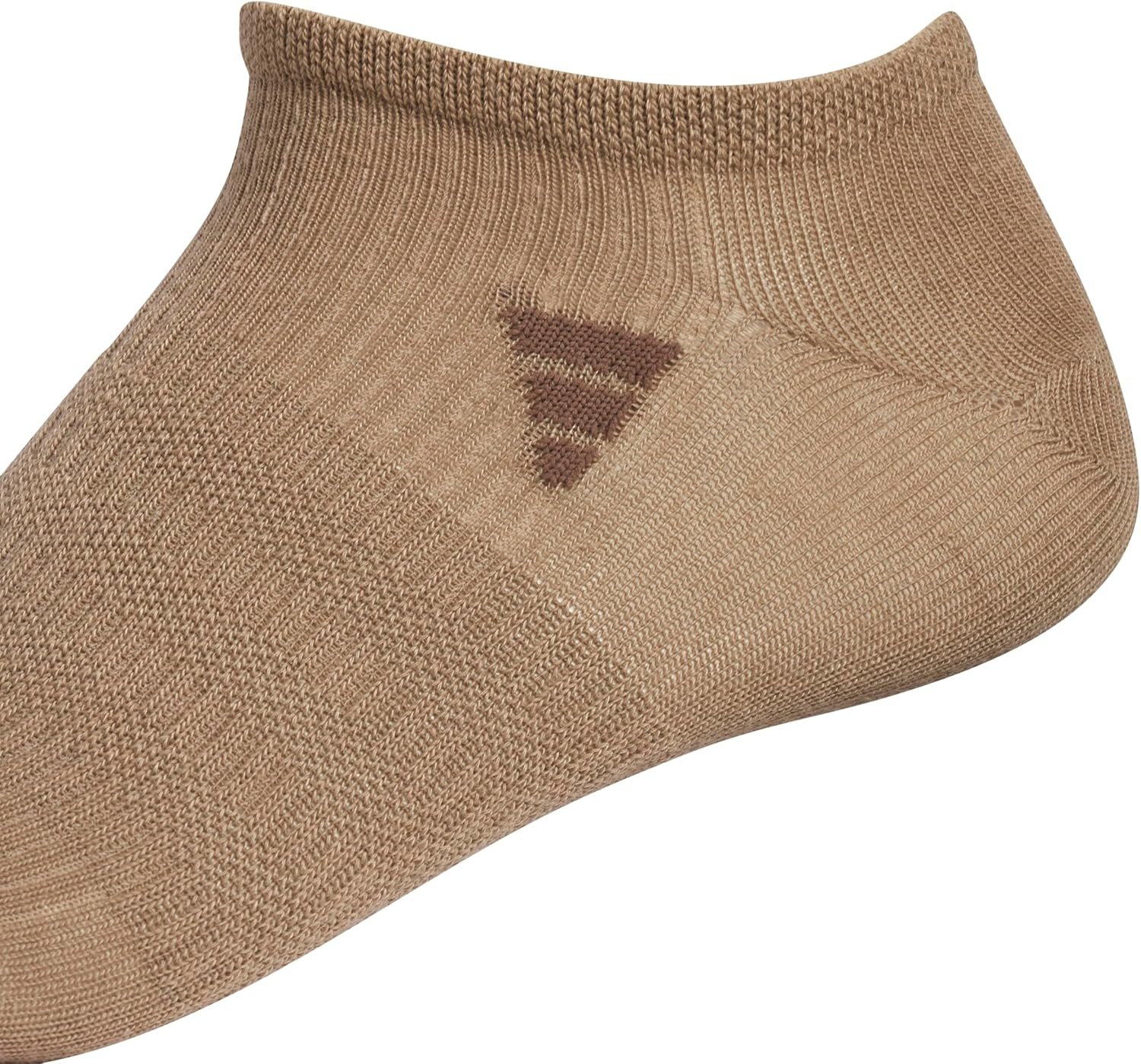 image:imageadidas Mens Superlite No Show Socks 6 Pairs Lightweight amp BreathableKhaki SixCrystal Linen Beige3