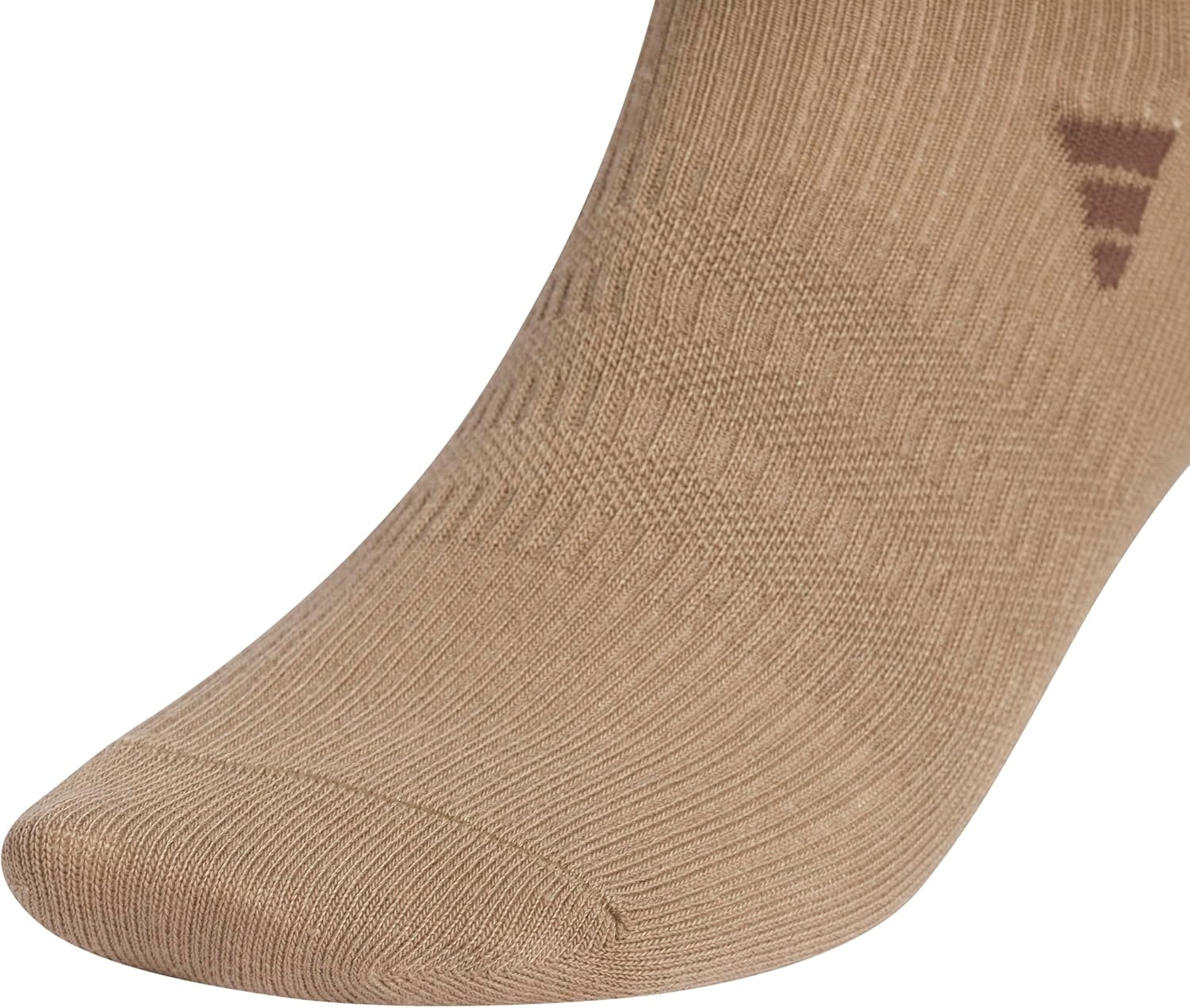 image:imageadidas Mens Superlite No Show Socks 6 Pairs Lightweight amp BreathableKhaki SixCrystal Linen Beige3