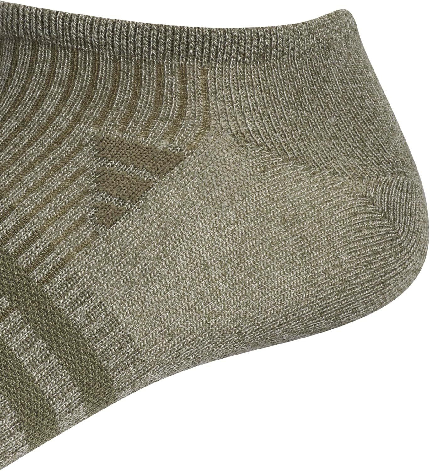 image:imageadidas Mens Superlite No Show Socks 6 Pairs Lightweight amp BreathableOff WhitePutty GreyOlive Strata Green3