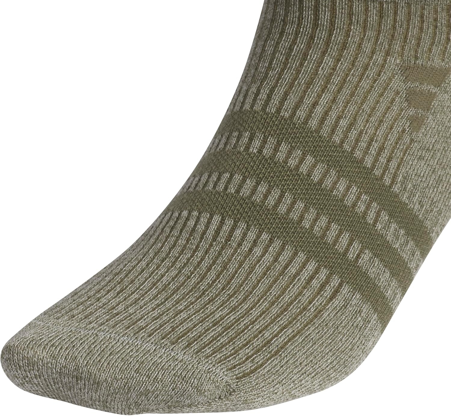 image:imageadidas Mens Superlite No Show Socks 6 Pairs Lightweight amp BreathableOff WhitePutty GreyOlive Strata Green3