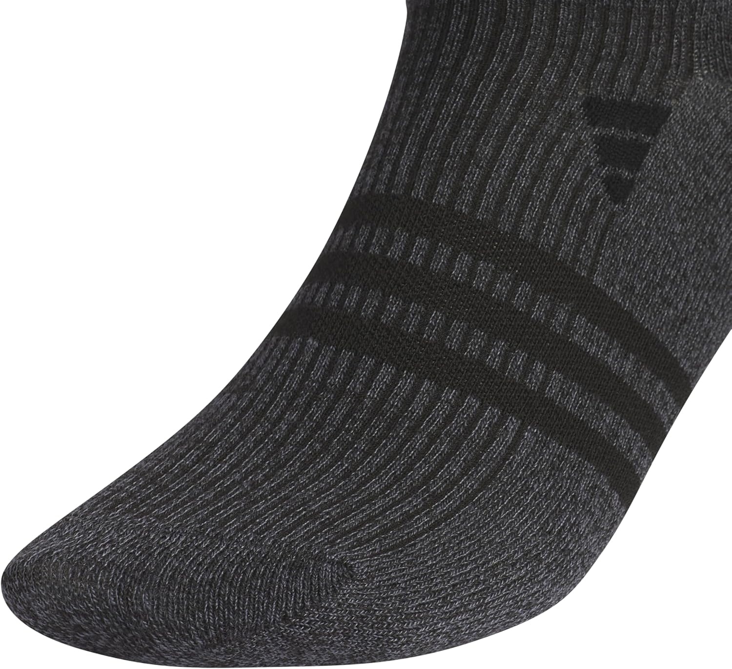 image:imageadidas Mens Superlite No Show Socks 6 Pairs Lightweight amp BreathableOnix GreyBlack3