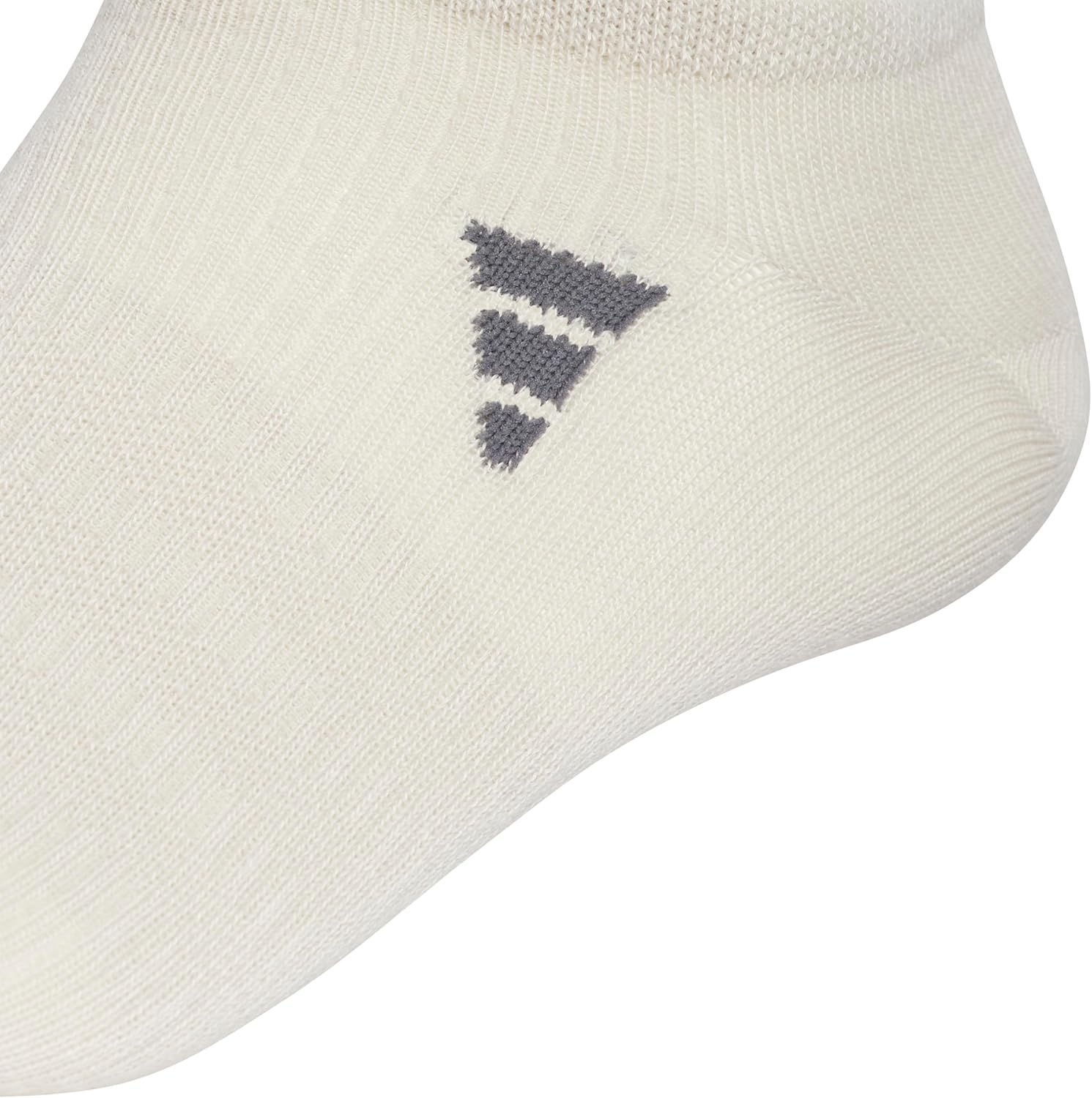 image:imageadidas Mens Superlite No Show Socks 6 Pairs Lightweight amp BreathableWonder Alumina GreyWhite3