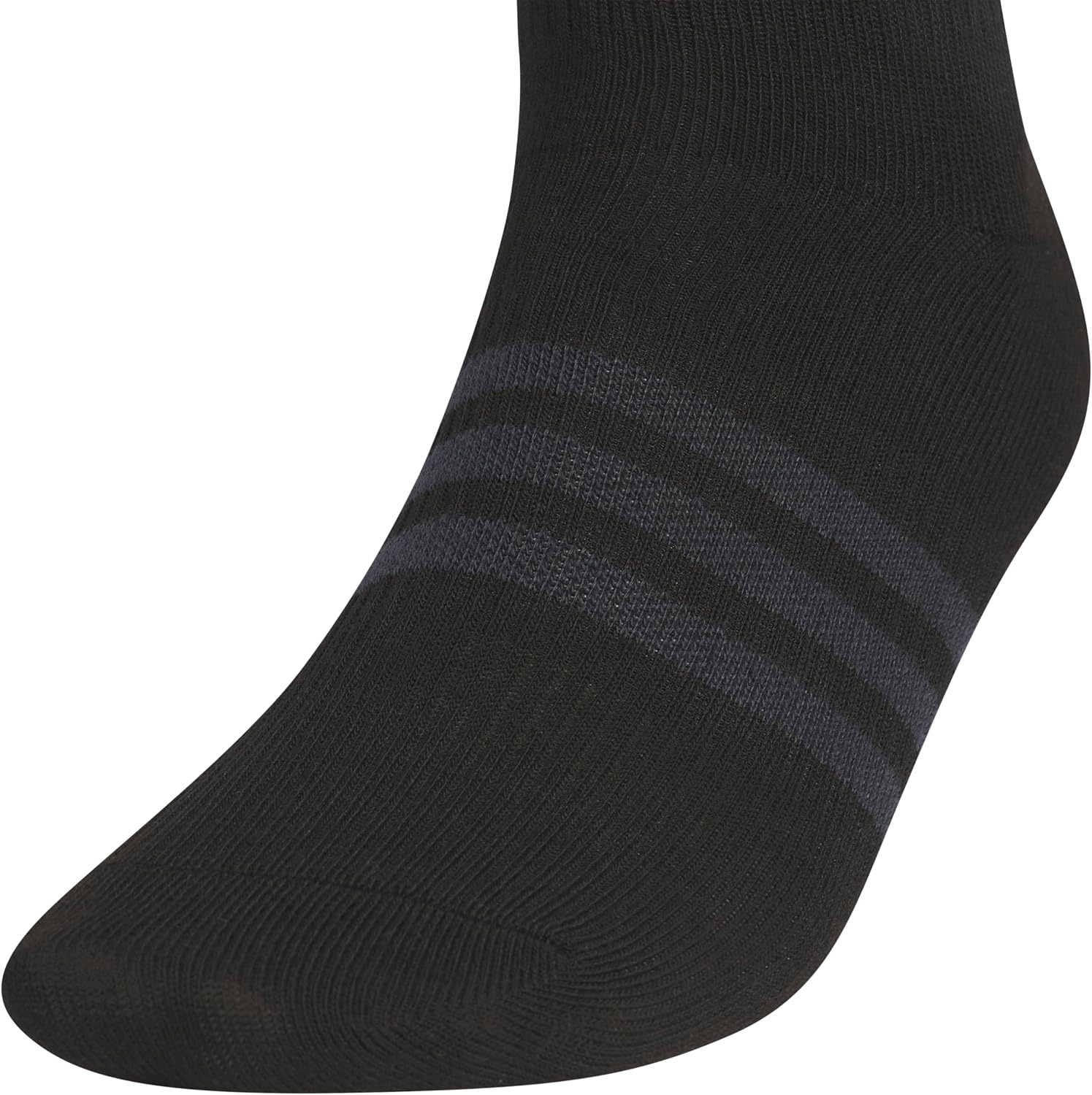 image:imageadidas Mens Superlite Quarter Ankle Socks 6 Pairs Lightweight amp BreathableBlackNight Grey3