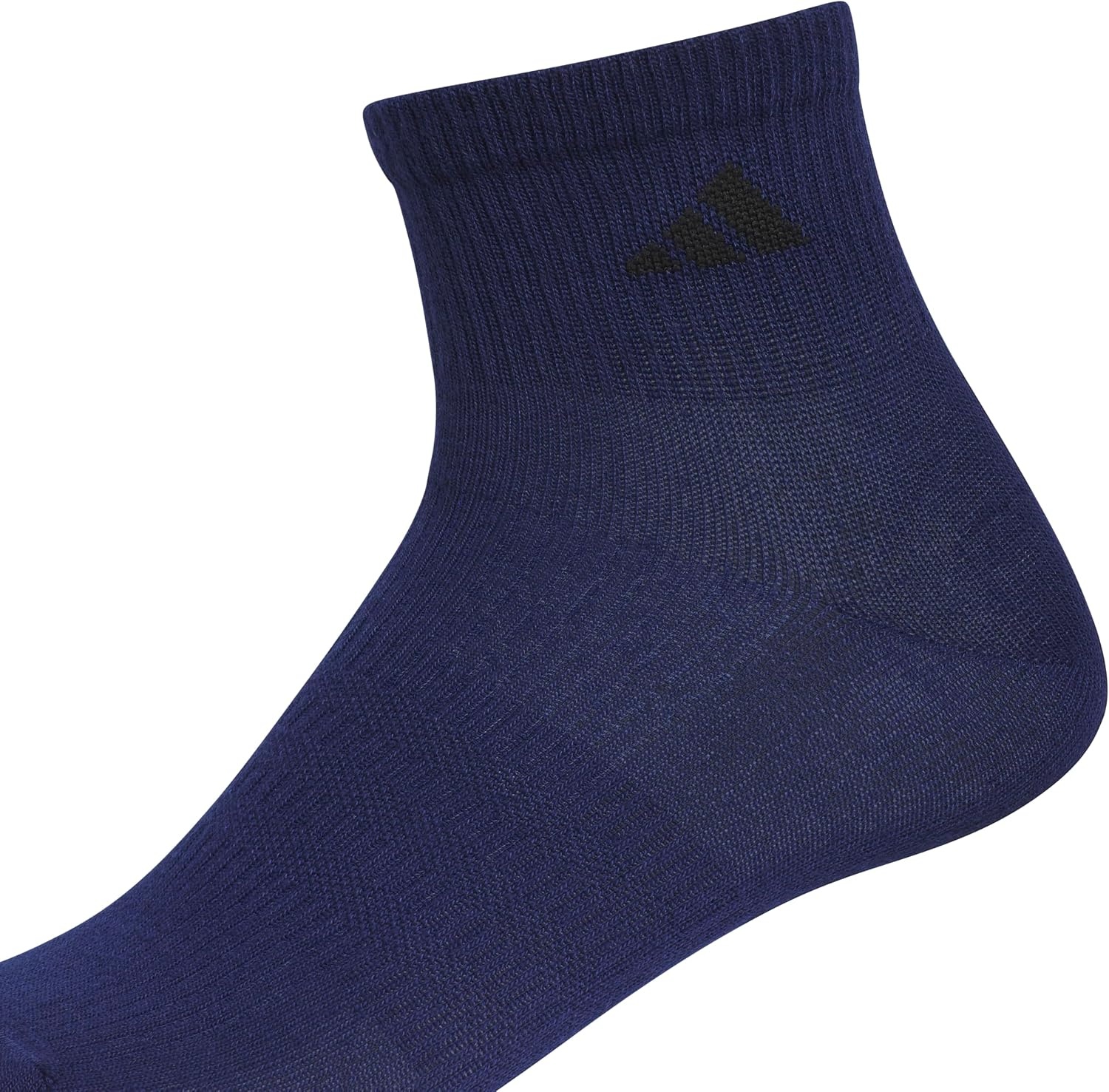 image:imageadidas Mens Superlite Quarter Ankle Socks 6 Pairs Lightweight amp BreathableDark BlueTech Indigo BlueCrew Blue3