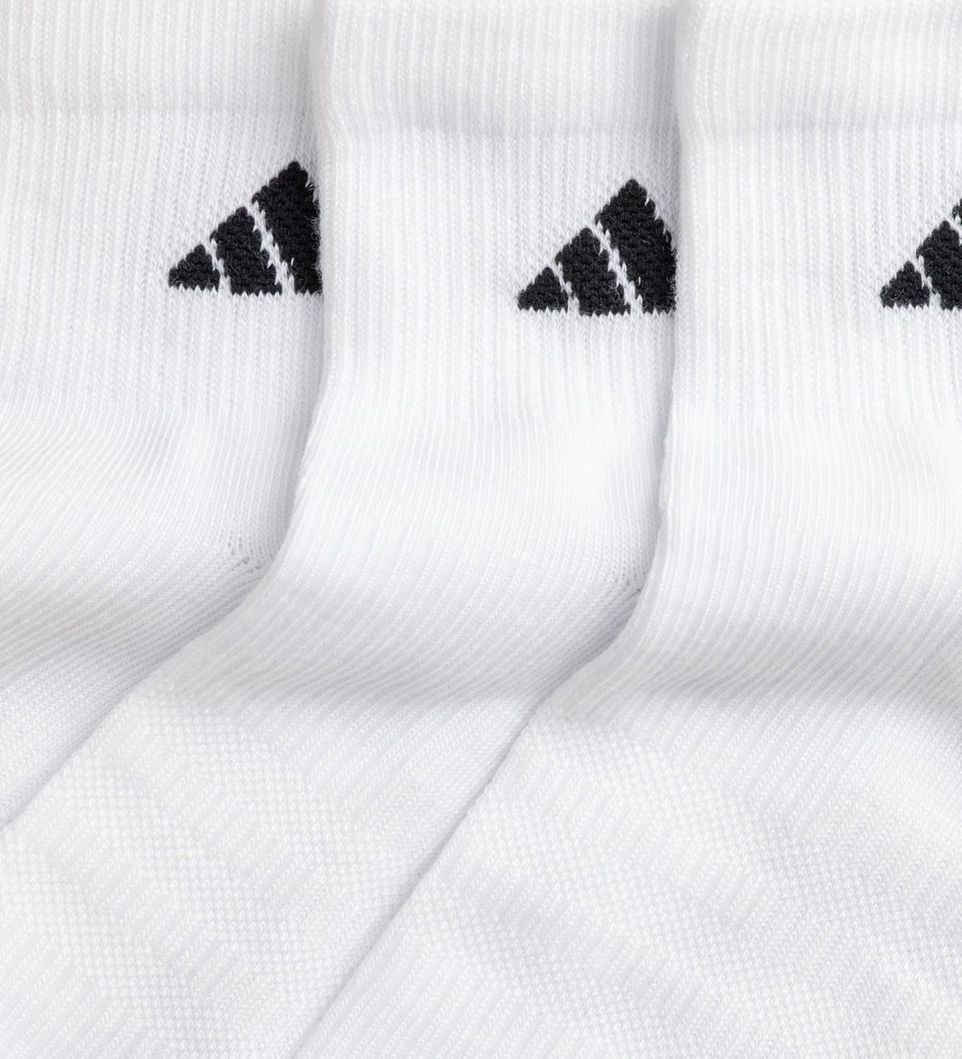 image:imageadidas Mens Superlite Quarter Ankle Socks 6 Pairs Lightweight amp BreathableWhiteBlack3