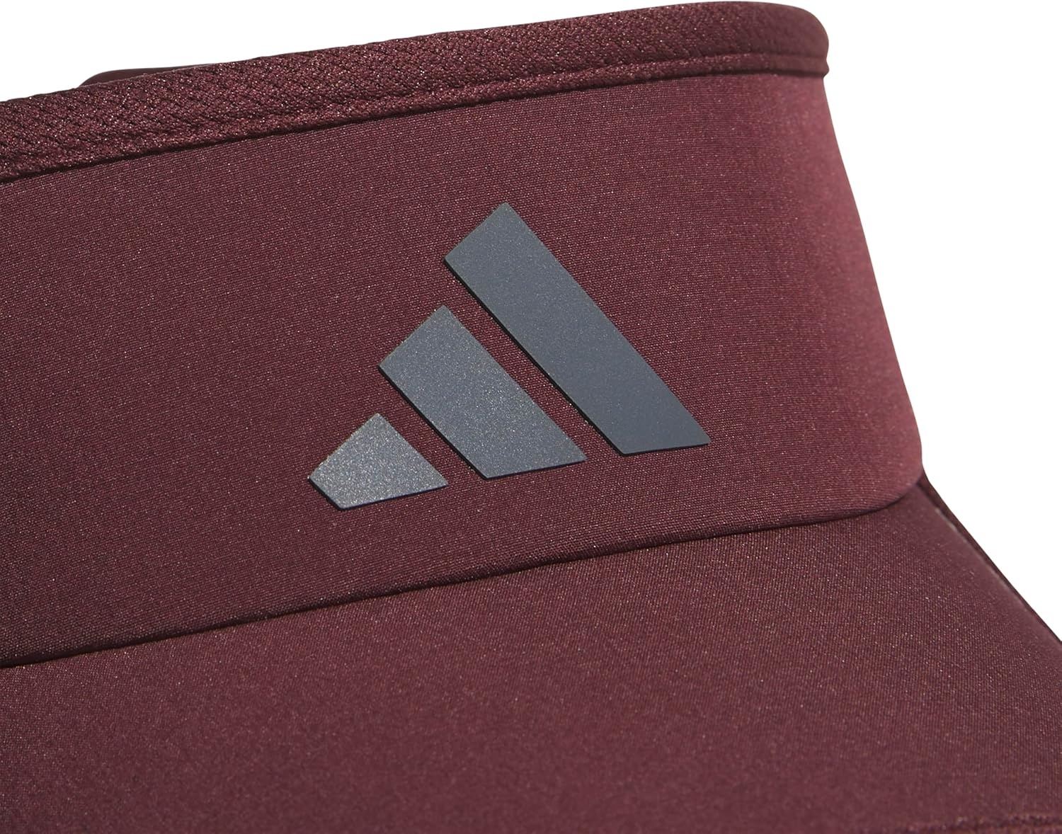 image:imageadidas Mens Superlite Visor Lightweight MoistureWicking Running HatAurora Ruby RedOnix Grey3