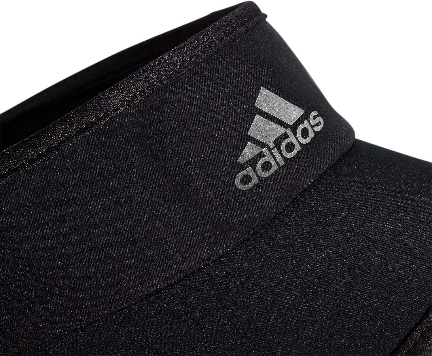 image:imageadidas Mens Superlite Visor Lightweight MoistureWicking Running HatBlackSilver Reflective2