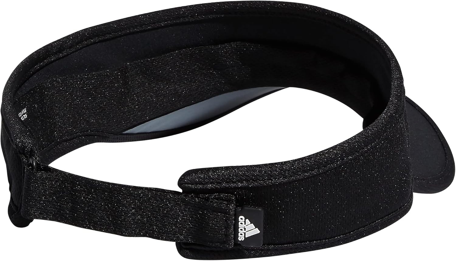 image:imageadidas Mens Superlite Visor Lightweight MoistureWicking Running HatBlackSilver Reflective2