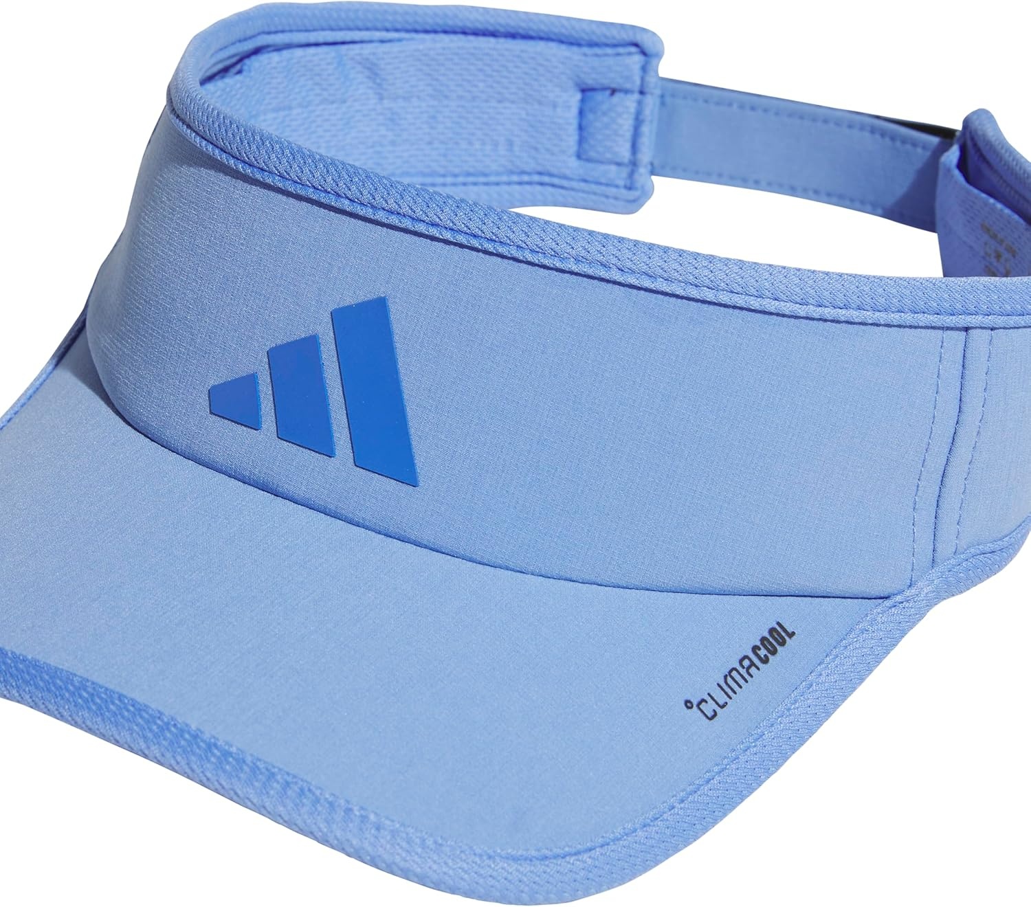 image:imageadidas Mens Superlite Visor Lightweight MoistureWicking Running HatBlue FusionHires Blue3