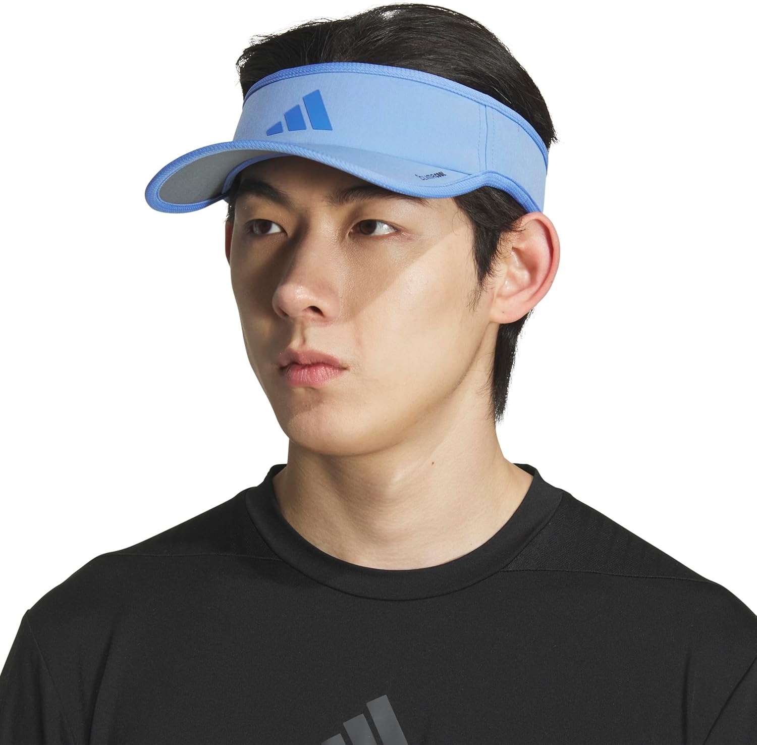 image:imageadidas Mens Superlite Visor Lightweight MoistureWicking Running HatBlue FusionHires Blue3