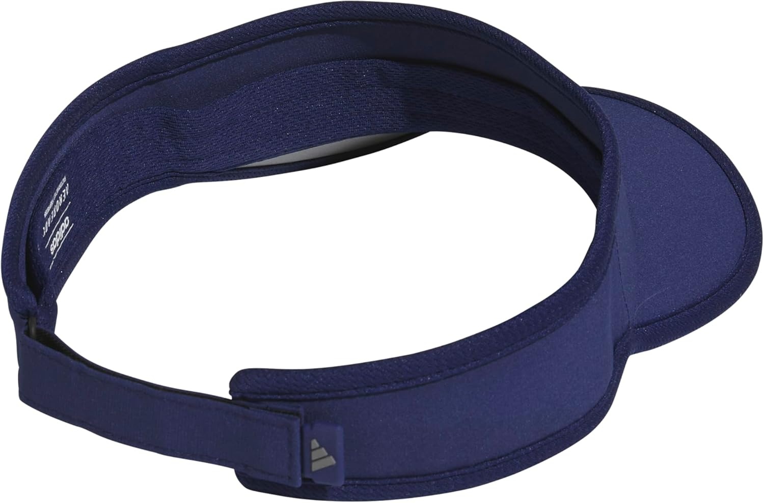 image:imageadidas Mens Superlite Visor Lightweight MoistureWicking Running HatDark BlueGrey Four3
