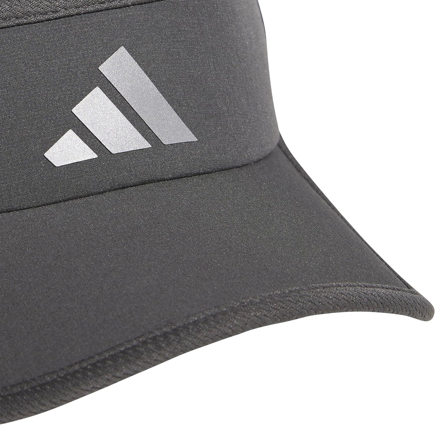image:imageadidas Mens Superlite Visor Lightweight MoistureWicking Running HatGrey SixSilver Metallic3