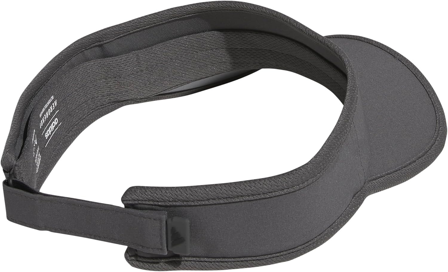 image:imageadidas Mens Superlite Visor Lightweight MoistureWicking Running HatGrey SixSilver Metallic3
