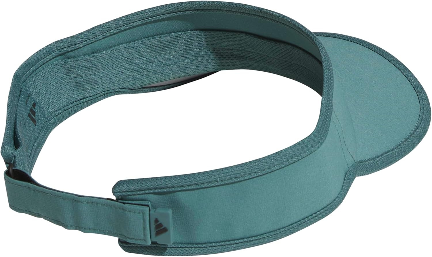 image:imageadidas Mens Superlite Visor Lightweight MoistureWicking Running HatPreloved Teal GreenBlack3