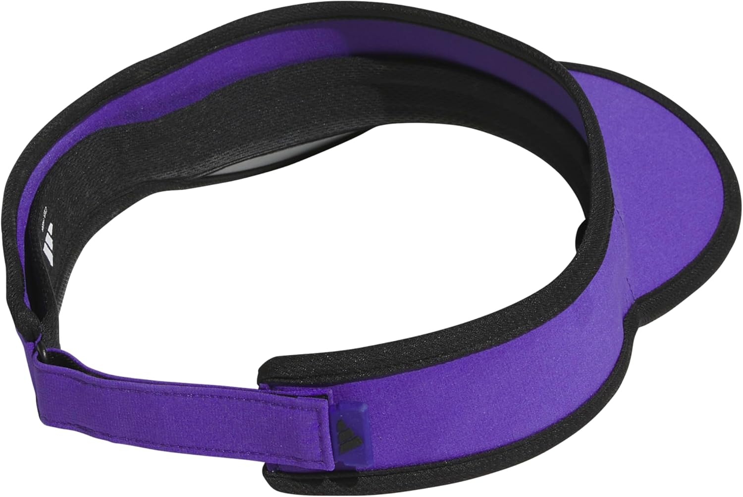 image:imageadidas Mens Superlite Visor Lightweight MoistureWicking Running HatPure PurpleBlack3