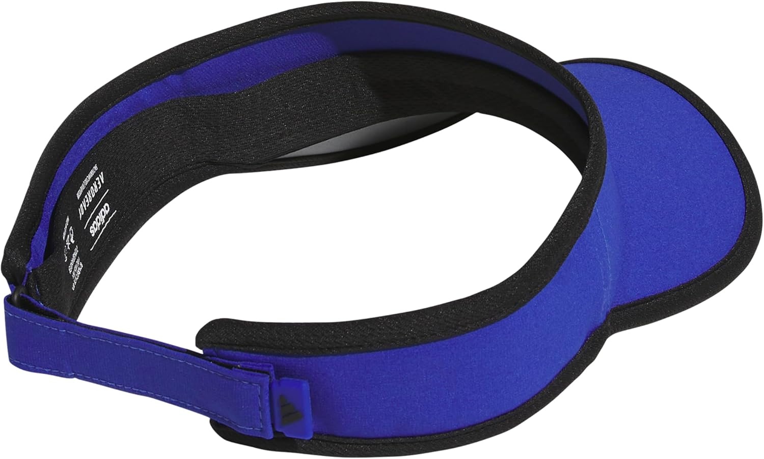 image:imageadidas Mens Superlite Visor Lightweight MoistureWicking Running HatSemi Lucid BlueBlack3