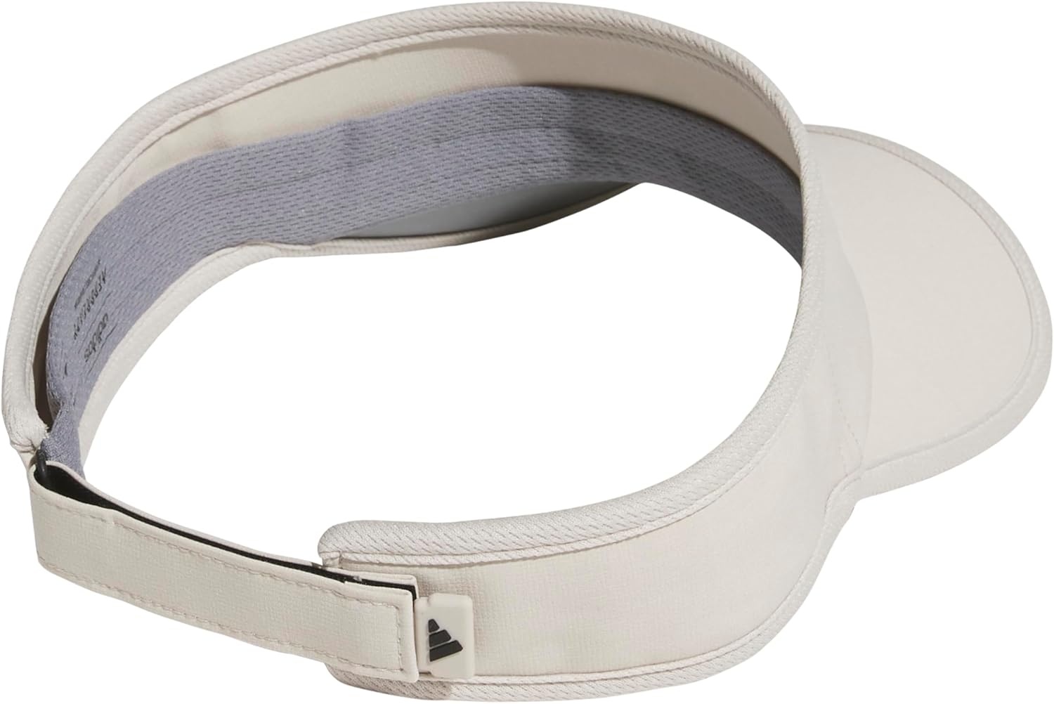 image:imageadidas Mens Superlite Visor Lightweight MoistureWicking Running HatWonder Alumina GreyBlack3