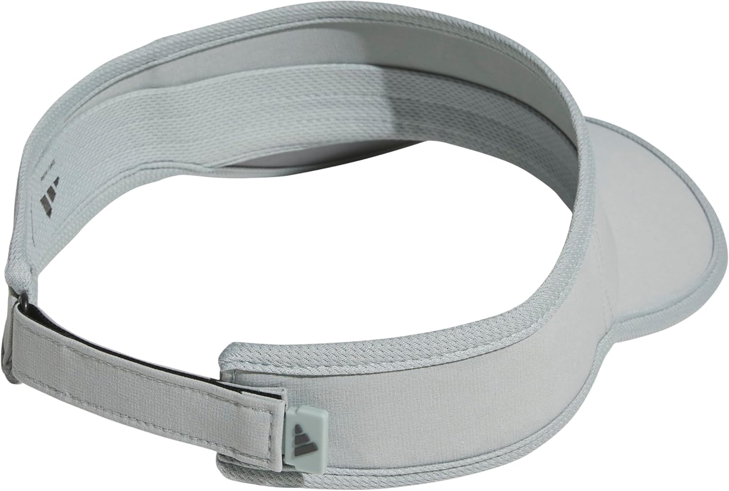 image:imageadidas Mens Superlite Visor Lightweight MoistureWicking Running HatWonder Sage GreenGrey Six3