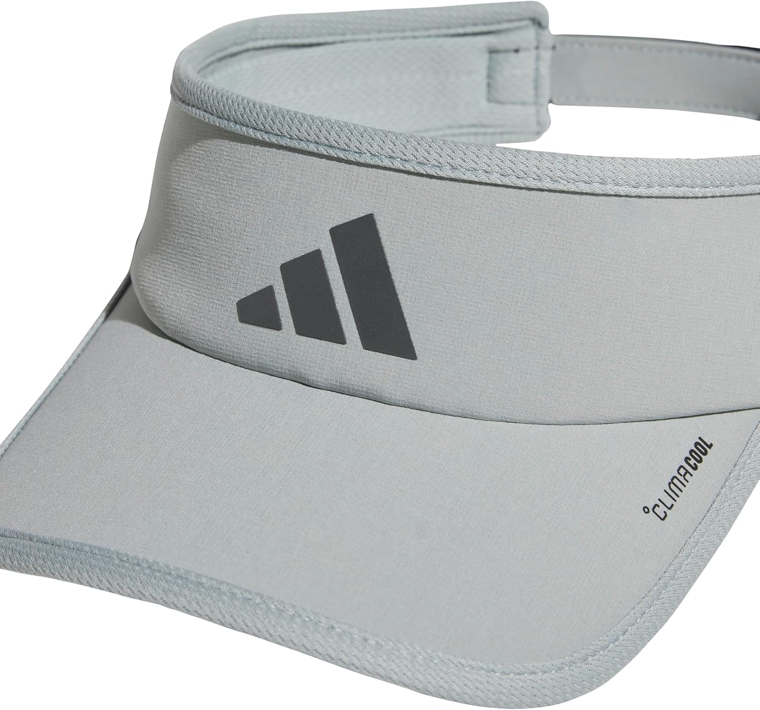 image:imageadidas Mens Superlite Visor Lightweight MoistureWicking Running HatWonder Sage GreenGrey Six3