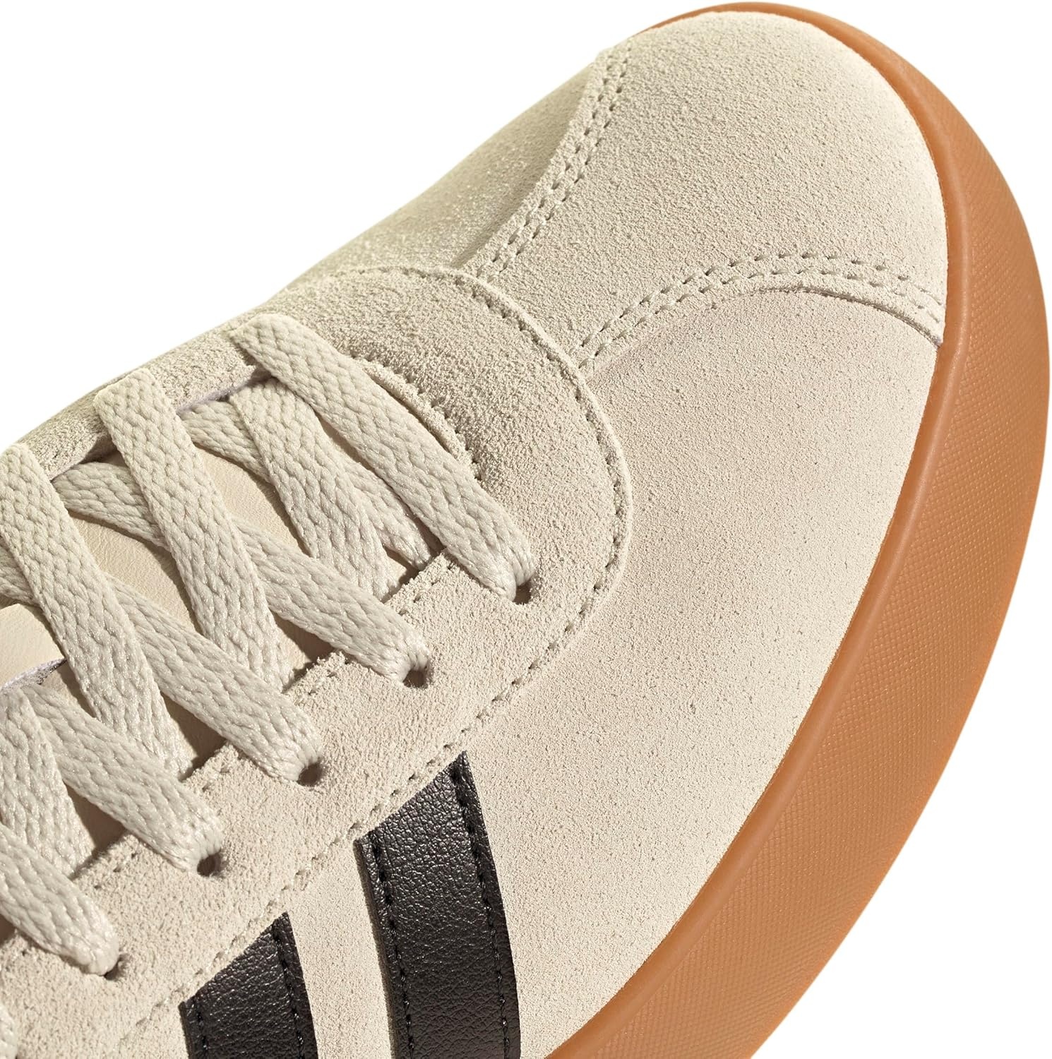 image:imageadidas Mens VL Court 30 SneakersAluminaBlackGold Metallic