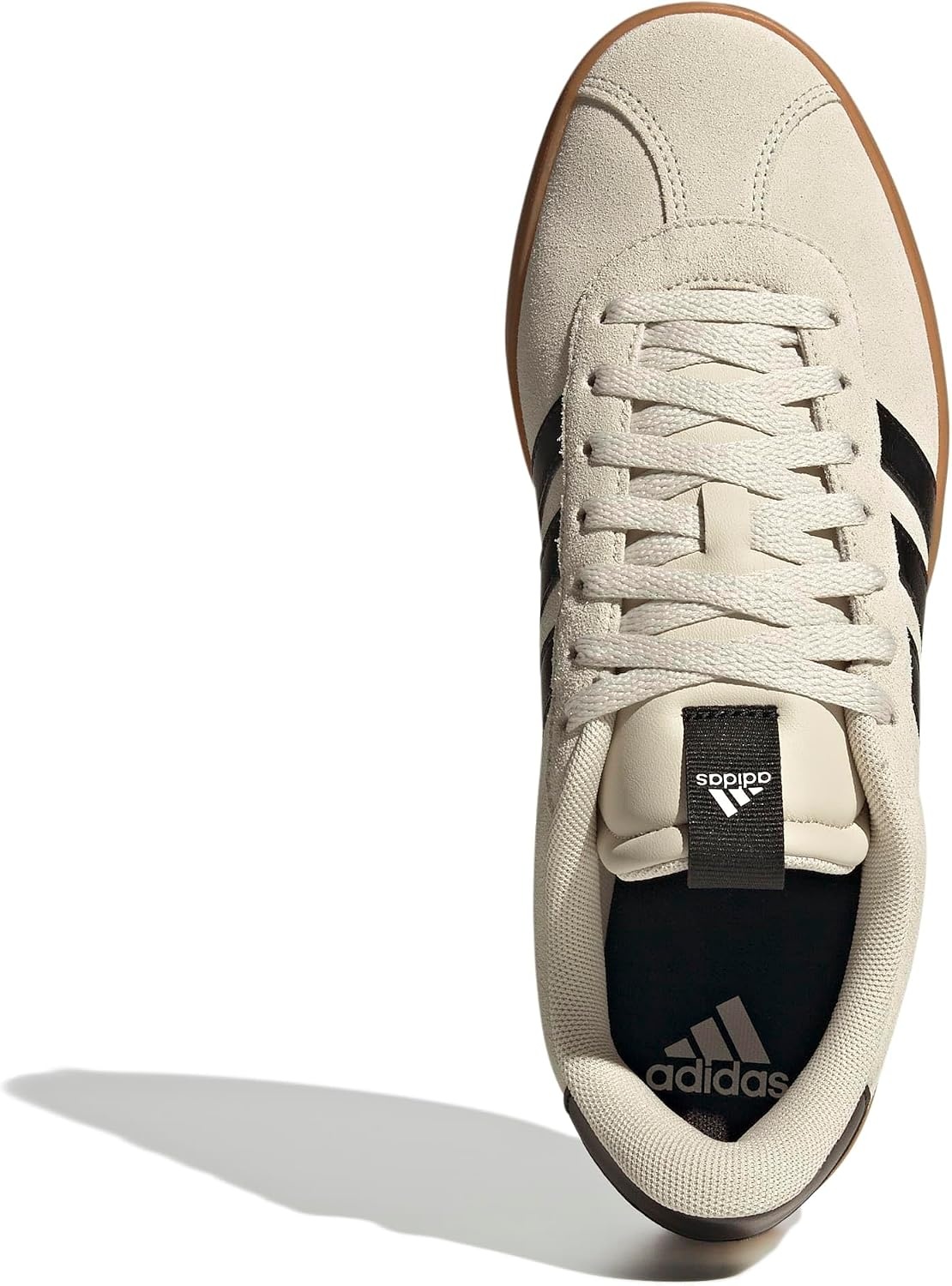image:imageadidas Mens VL Court 30 SneakersAluminaBlackGold Metallic