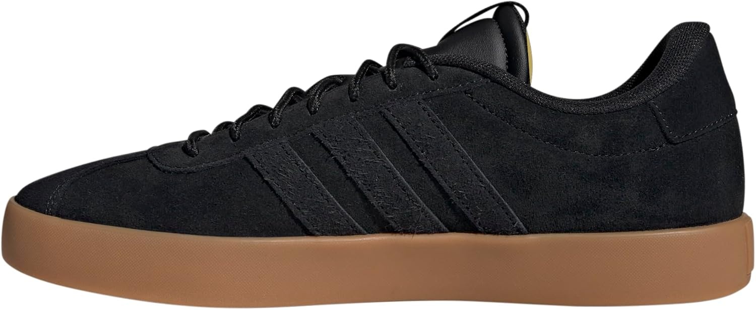 image:imageadidas Mens VL Court 30 SneakersBlackGold MetallicGum