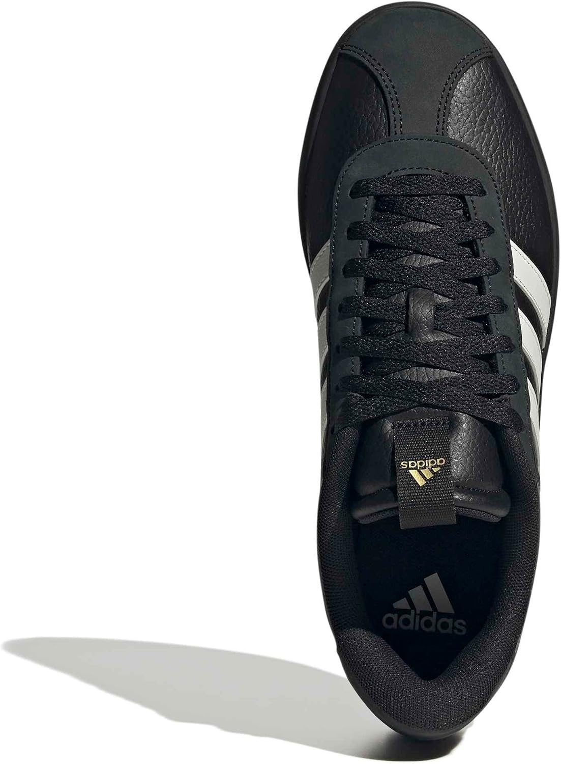 image:imageadidas Mens VL Court 30 SneakersBlackOrbit GreyGold Metallic
