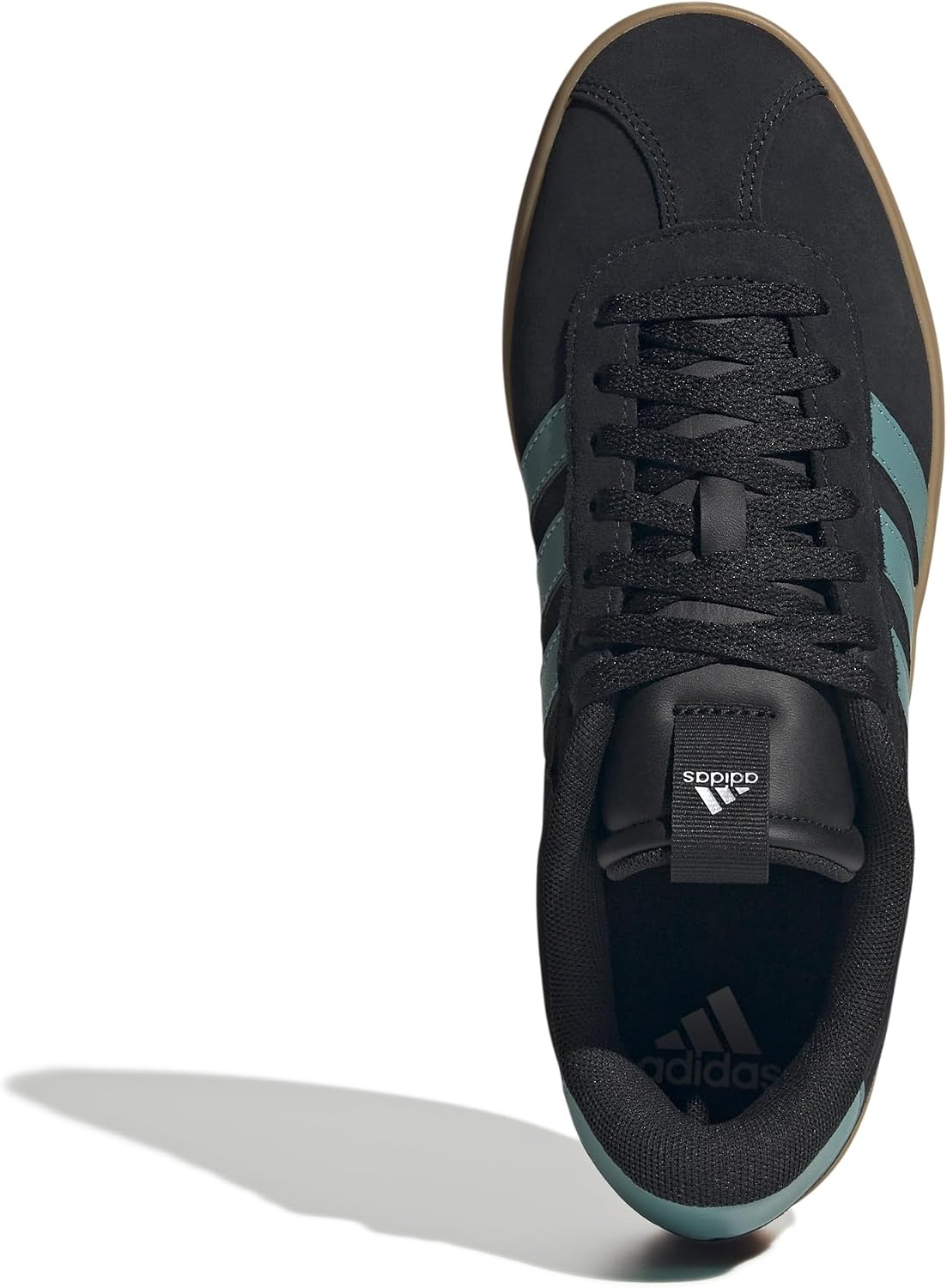 image:imageadidas Mens VL Court 30 SneakersBlackPowder TealSilver Metallic