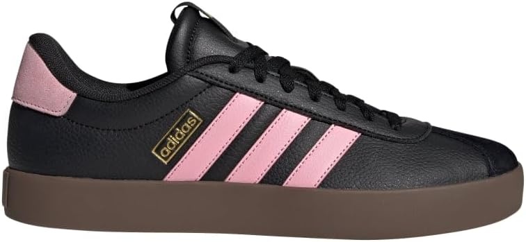 image:imageadidas Mens VL Court 30 SneakersBlackTrue PinkGold Metallic