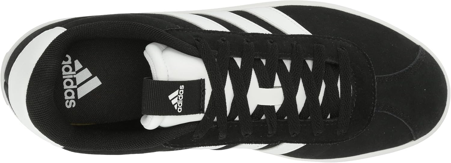 image:imageadidas Mens VL Court 30 SneakersBlackWhiteBlack