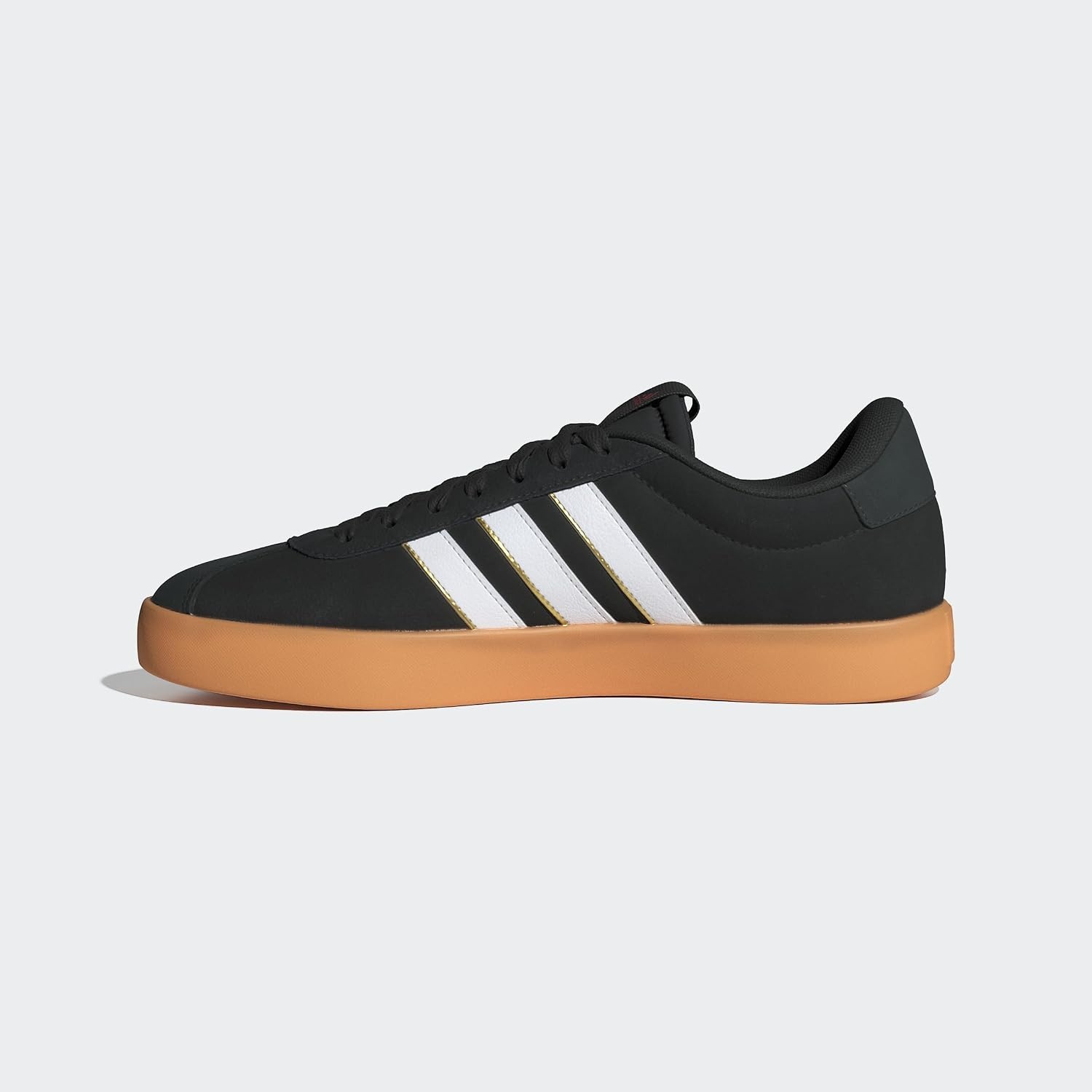 image:imageadidas Mens VL Court 30 SneakersBlackWhiteTeam Victory Red