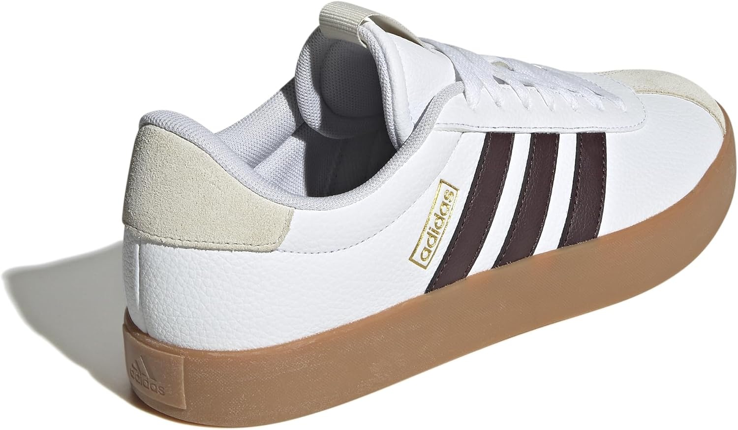 image:imageadidas Mens VL Court 30 SneakersCloud White Shadow Brown Alumina