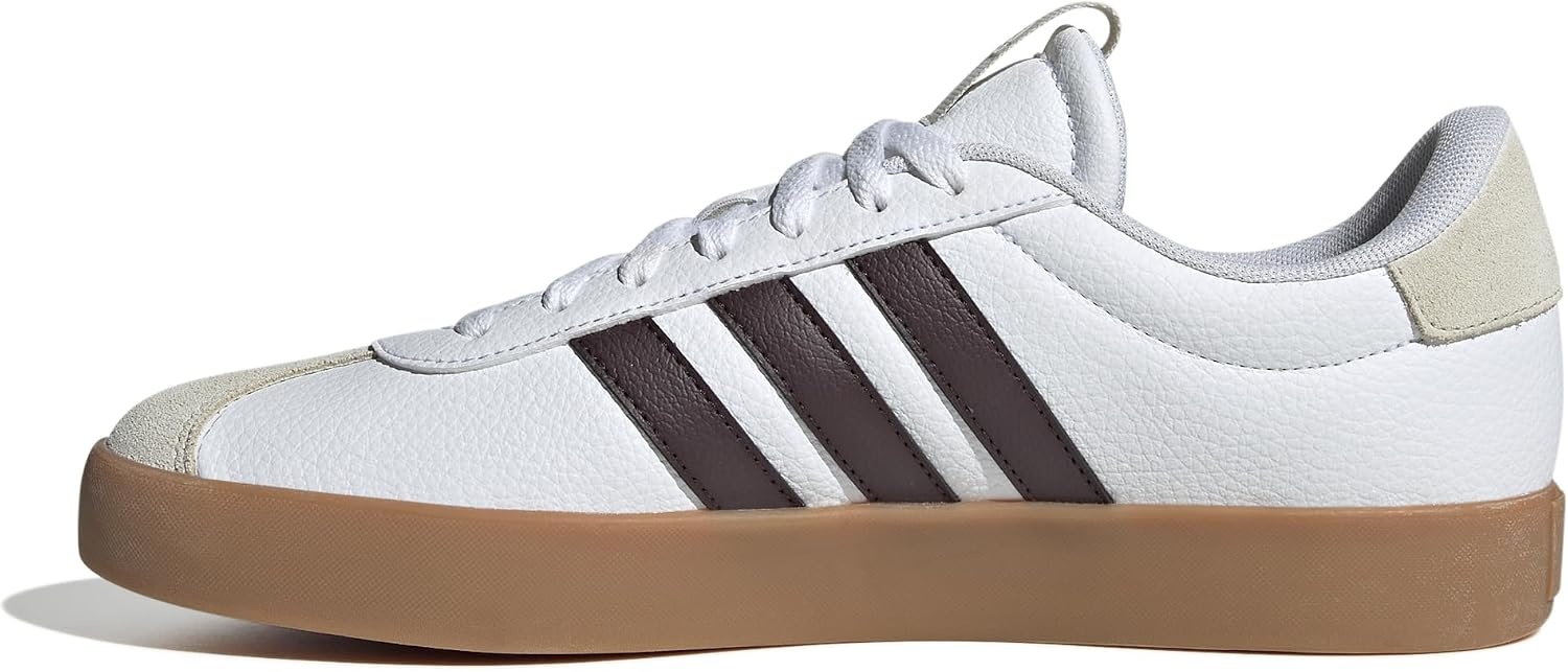 image:imageadidas Mens VL Court 30 SneakersCloud White Shadow Brown Alumina