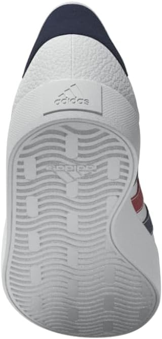 image:imageadidas Mens VL Court 30 SneakersCloud WhiteNavy BlueBetter Scarlet