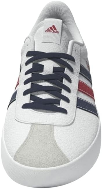 image:imageadidas Mens VL Court 30 SneakersCloud WhiteNavy BlueBetter Scarlet