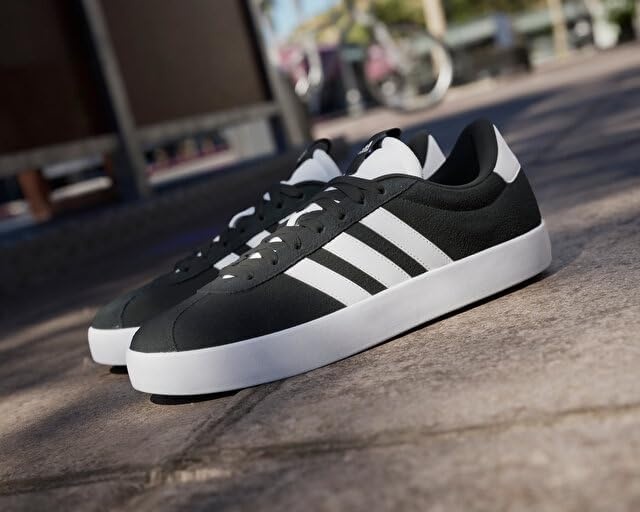 image:imageadidas Mens VL Court 30 SneakersCore Black Cloud White