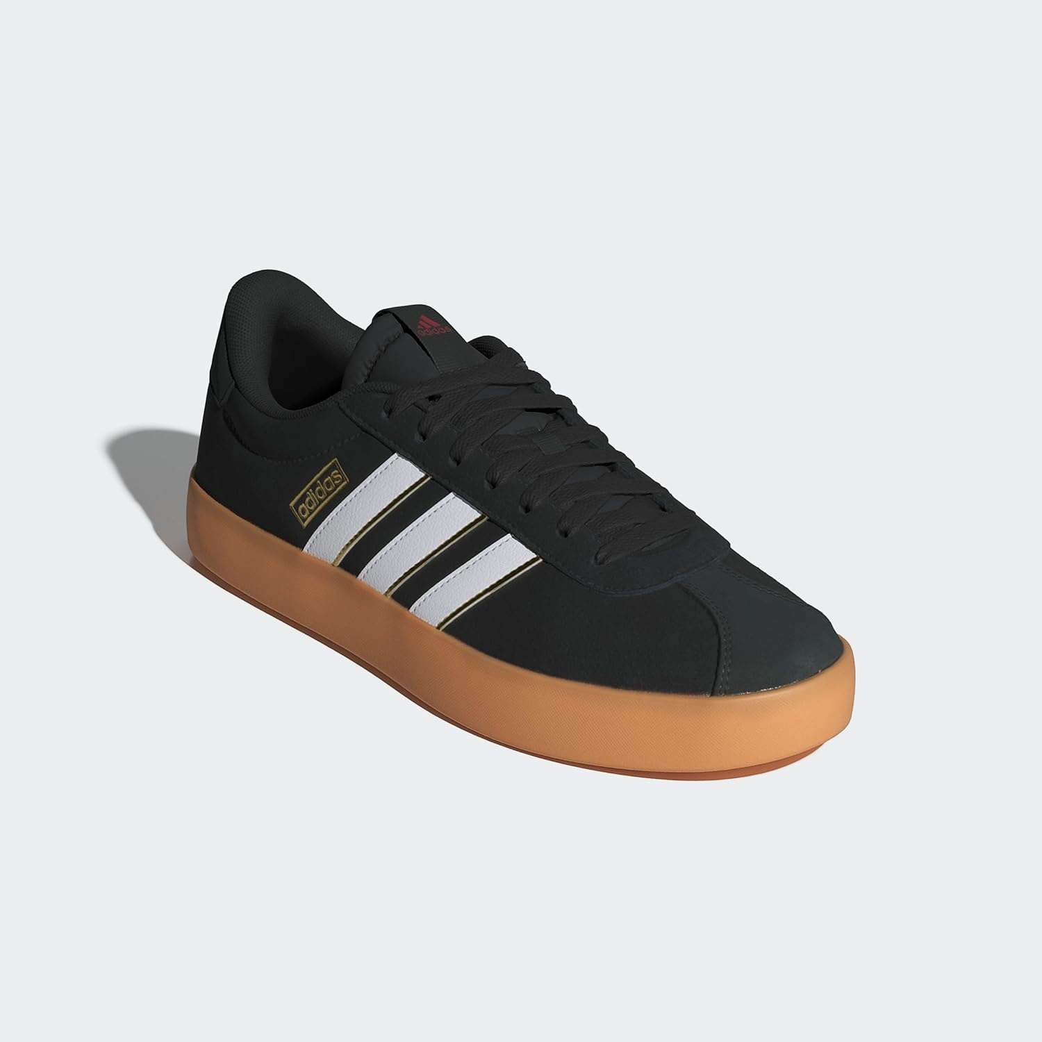 image:imageadidas Mens VL Court 30 SneakersCore Black Cloud White Victory Red