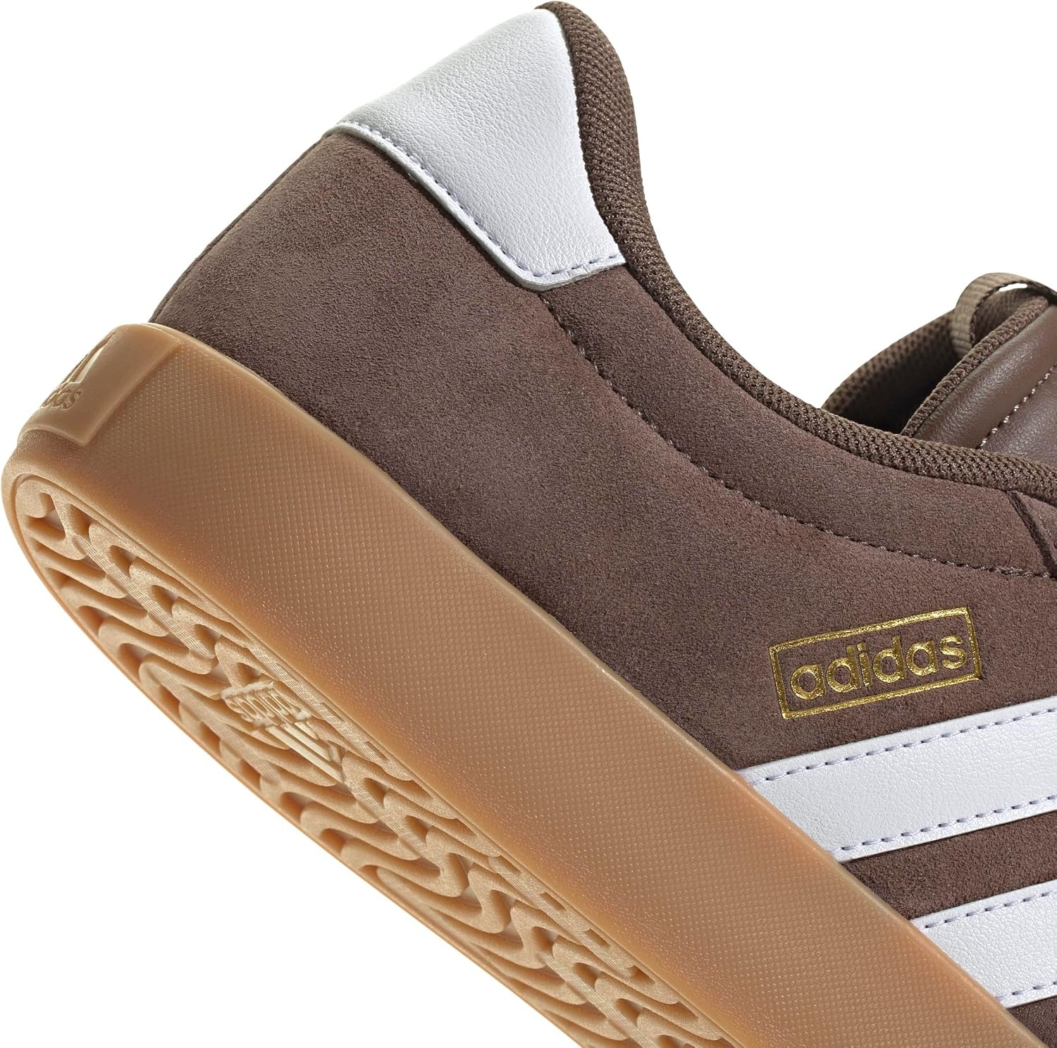 image:imageadidas Mens VL Court 30 SneakersEarth StrataWhiteGold Metallic