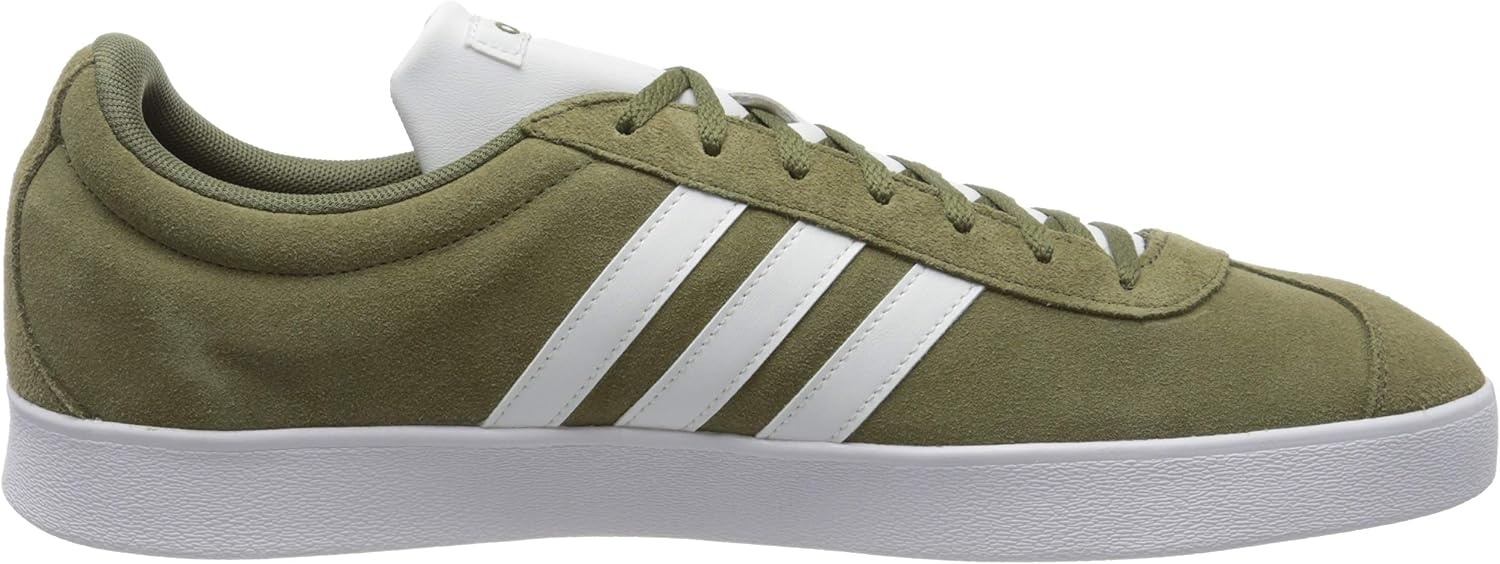 image:imageadidas Mens VL Court 30 SneakersGreen Raw Khaki Ftwr White Ftwr White