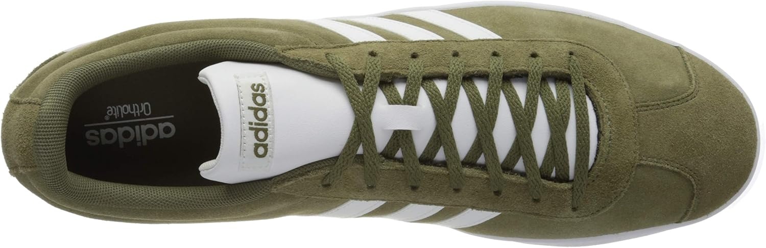image:imageadidas Mens VL Court 30 SneakersGreen Raw KhakiFtwr White