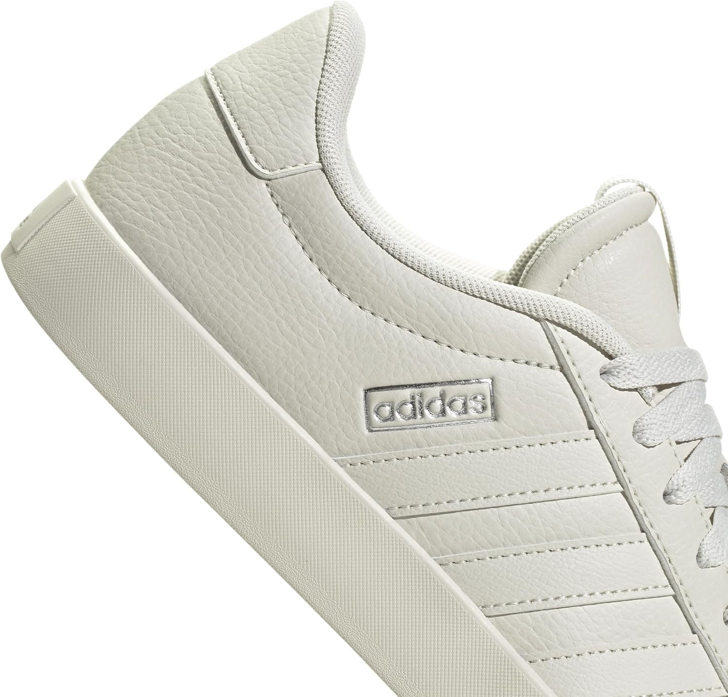 image:imageadidas Mens VL Court 30 SneakersOrbit GreyOrbit GreySilver Metallic