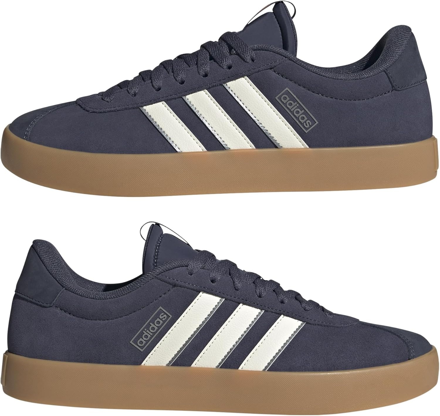 image:imageadidas Mens VL Court 30 SneakersShadow NavyOff WhiteInk