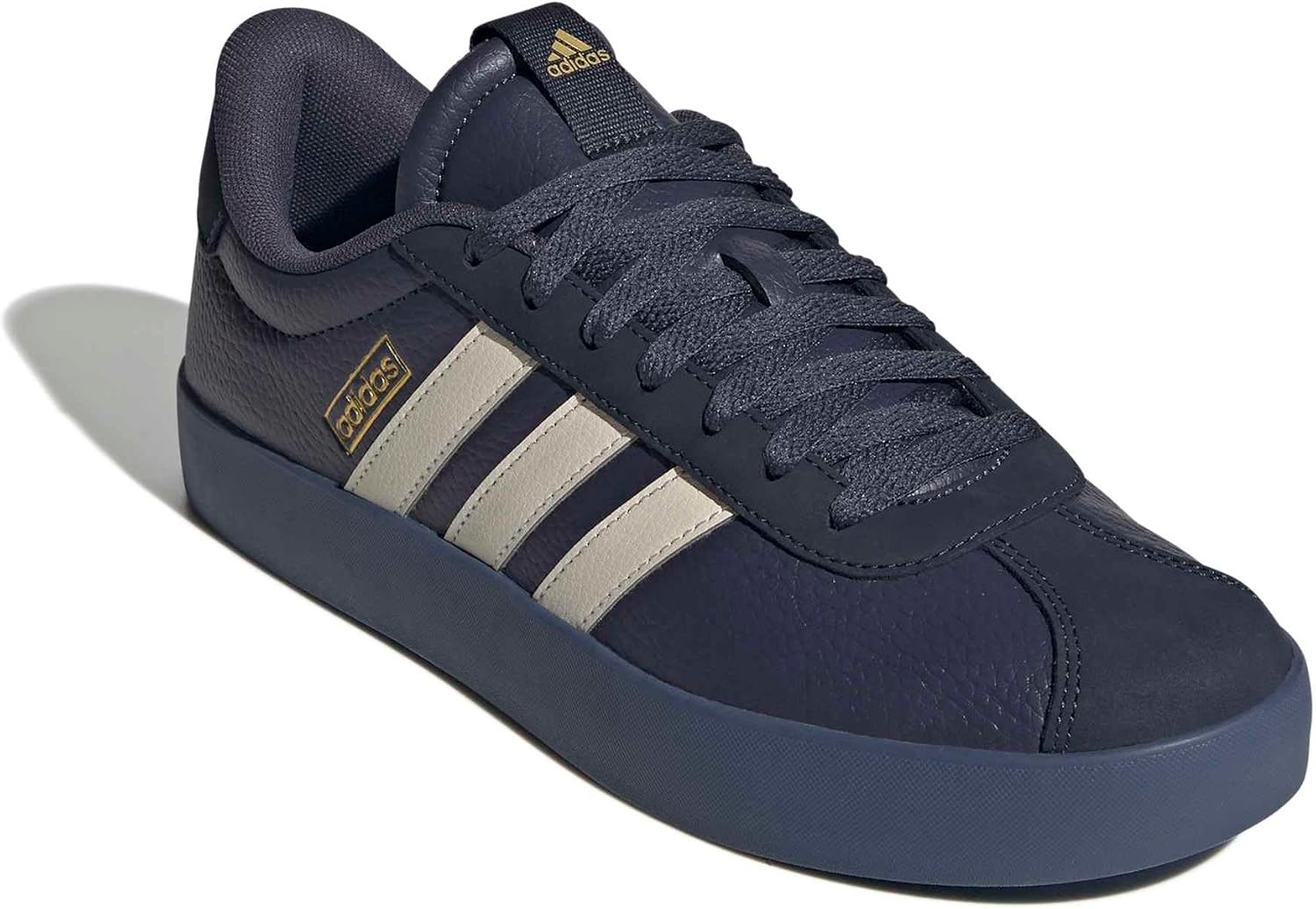 image:imageadidas Mens VL Court 30 SneakersShadow NavyWonder WhiteGold Metallic